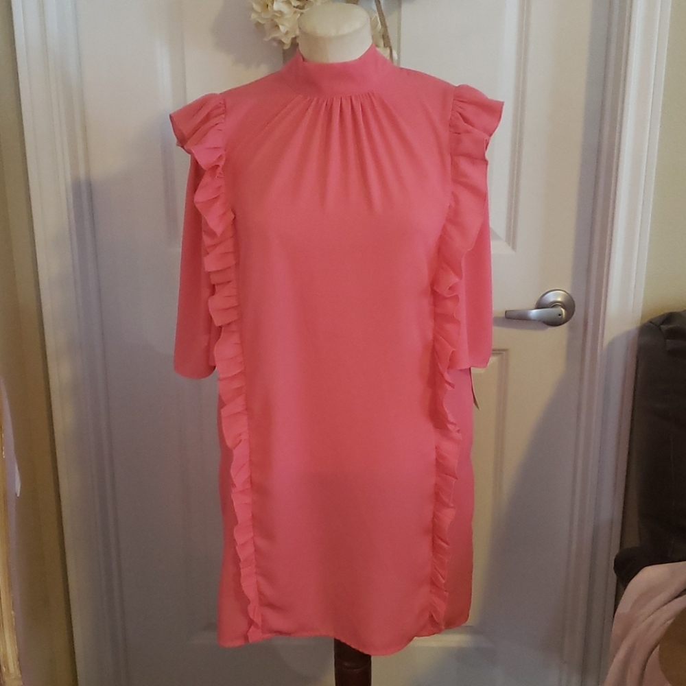 Coral dress